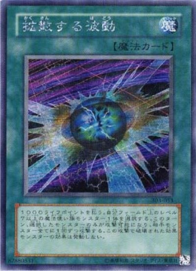 拡散する波動