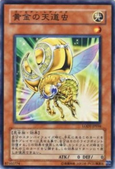 黄金の天道虫