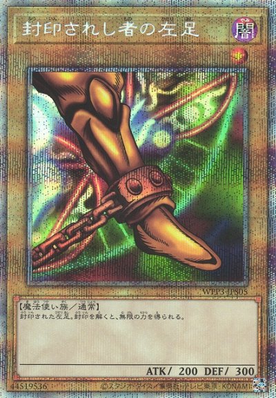 封印されし者の左足
